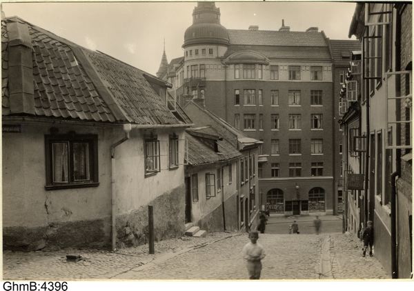 Drottning Kristinas Jaktslott vid Södra Liden. Foto av A. Lindskog före 1929. Foto från GSM.