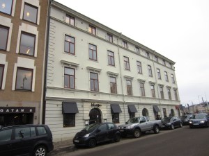 Radheska huset mot Norra Hamngatan.