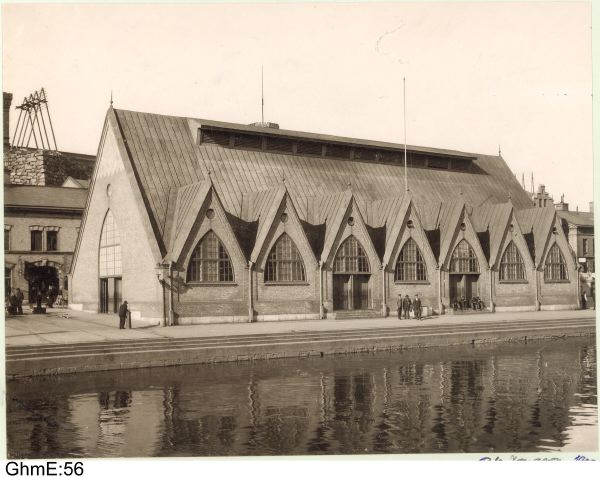 Feskekörka 1901. Foto av Aron Jonasson. Från Göteborgs stadsmuseum.