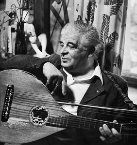 Evert Taube, 1953, Foto: K. W. Gullers